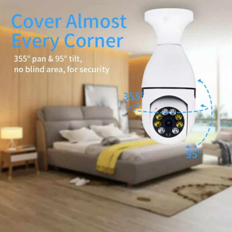 Cameră de supraveghere Wi-Fi cu montaj în dulie